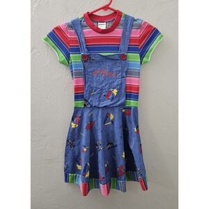 Spirit Halloween CHUCKY Girl Children's Costume Size Medium‎ Dress Only